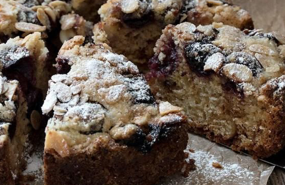 Cherry Almond Coffeecake at Eagle Harbor Inn