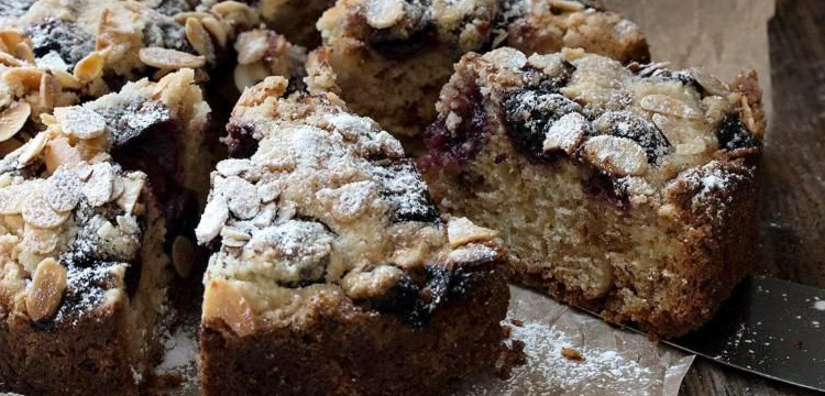 Cherry Almond Coffeecake at Eagle Harbor Inn